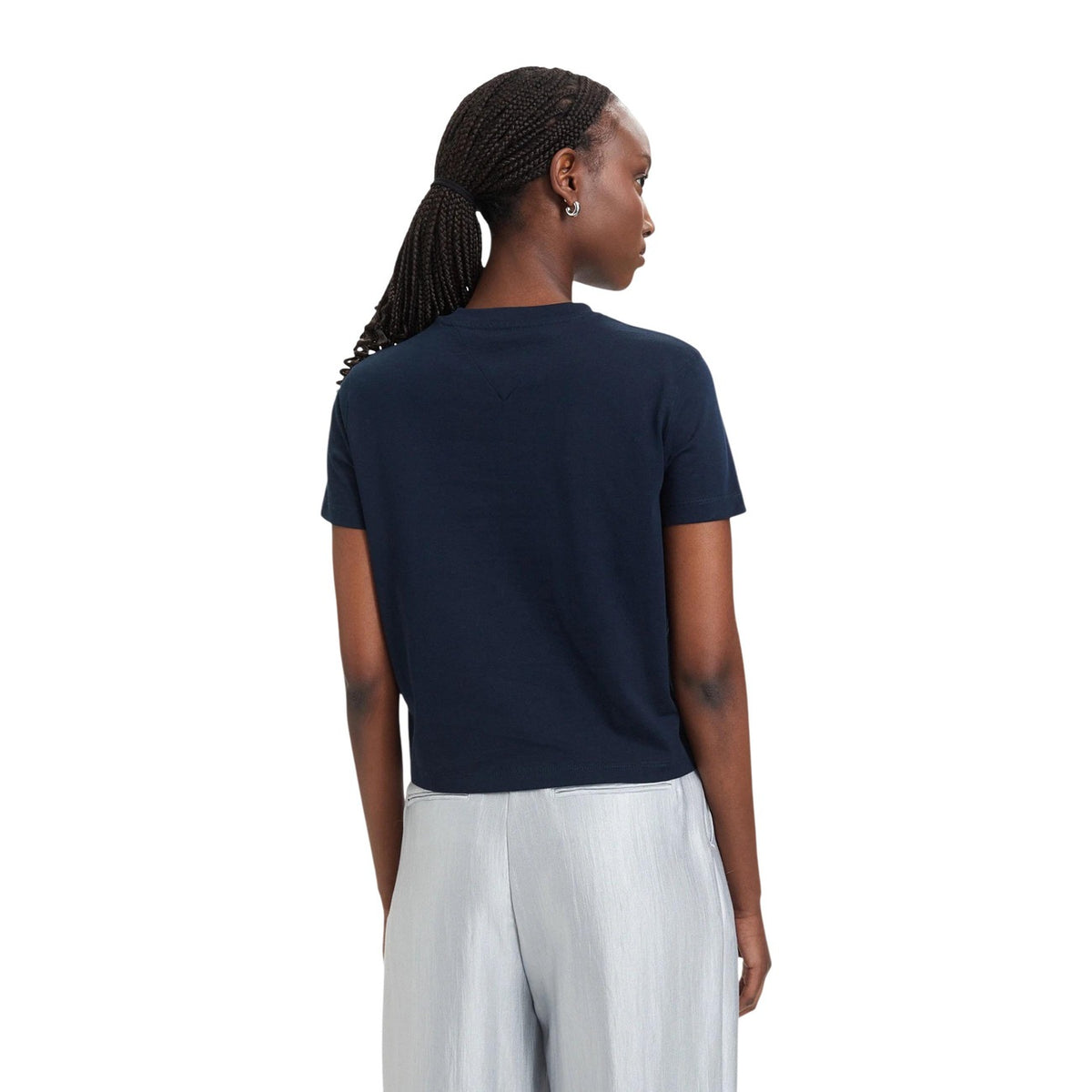 Tommy Jeans — Blauw T-shirt met print van biologisch katoen voor dames — afbeelding 3