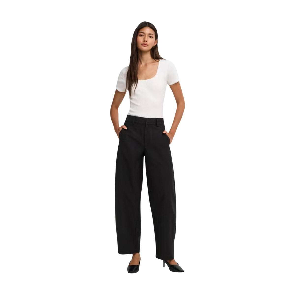 Only — Pantalon ONLCLAIR noir femme — vue 5