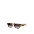 Vogue Eyewear — Rechthoekige zonnebril van bruin acetaat voor dames