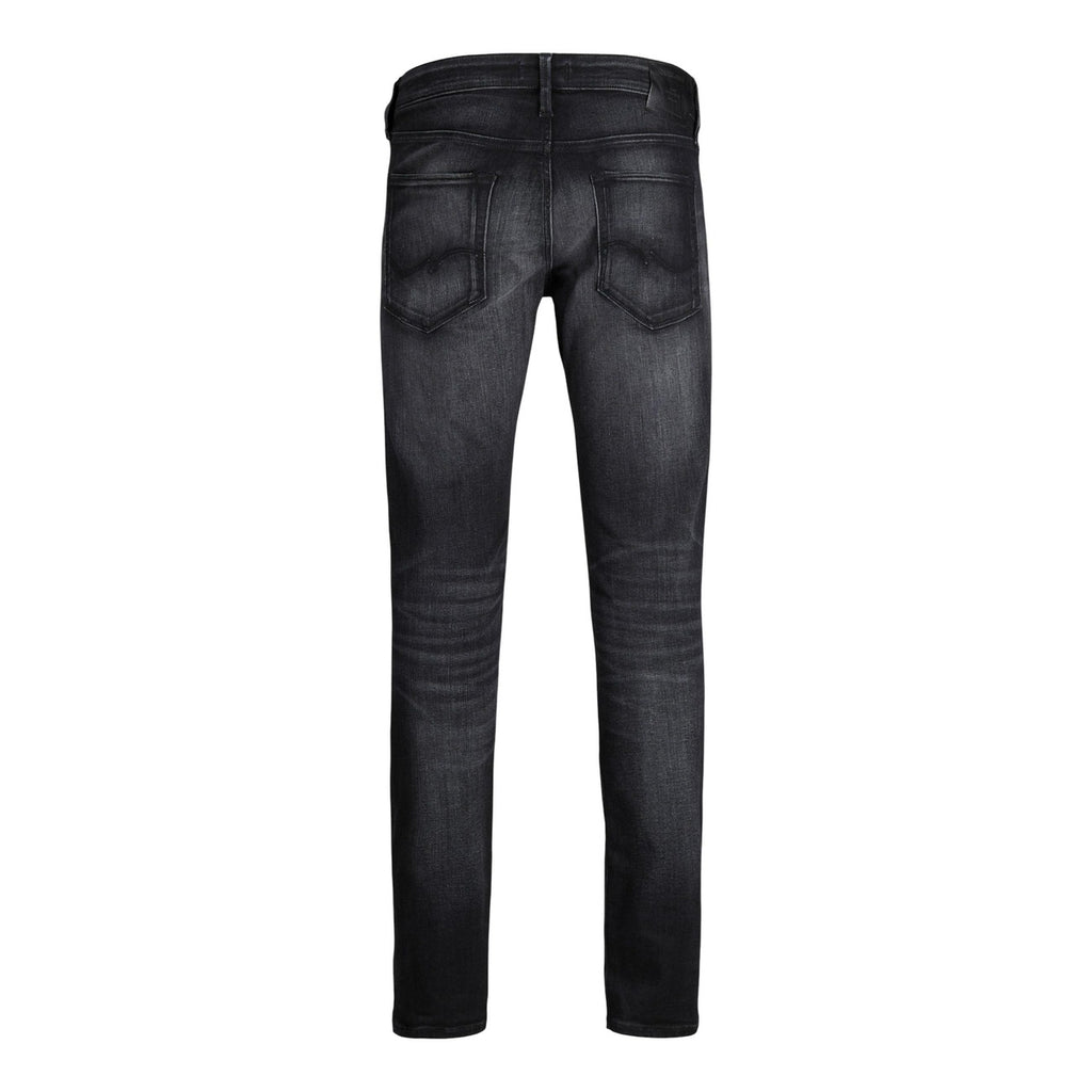 Jack & Jones — Men's black JJIGLENN JJICON slim jeans — view 4