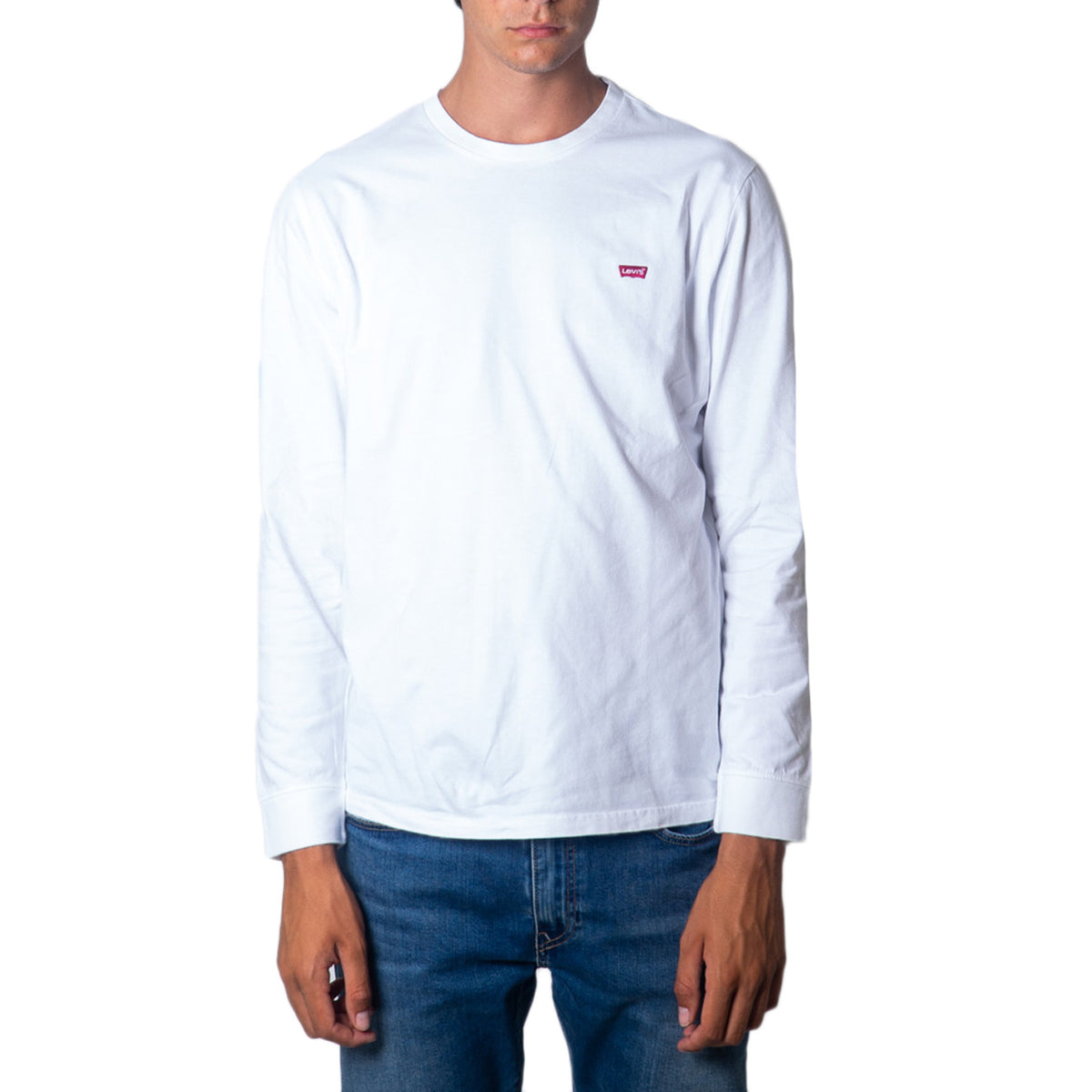 Levi’s — Original long-sleeved white men’s t-shirt