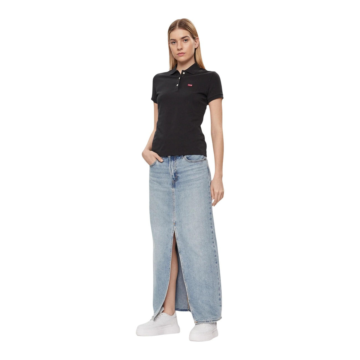 Levi’s — Polo HM noir femme — vue 2