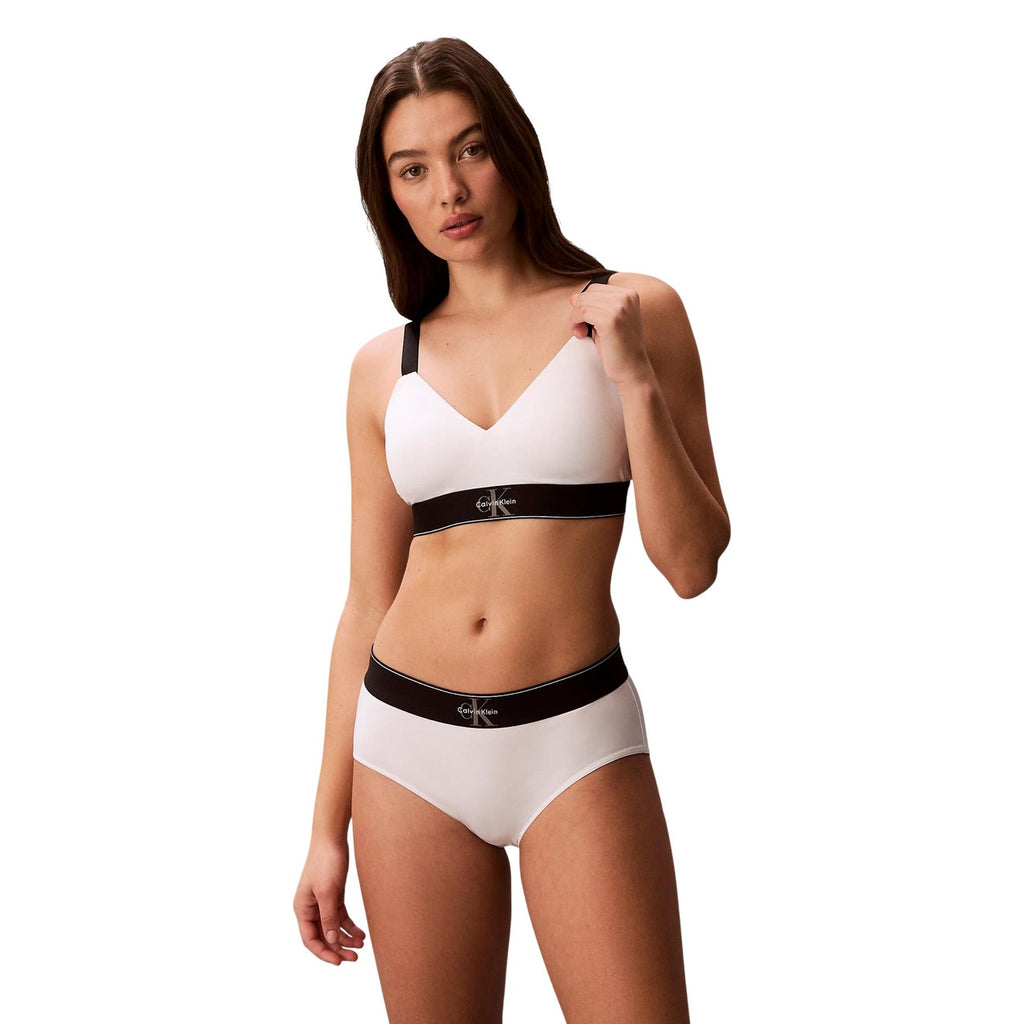 Calvin Klein Underwear — Brassière légèrement doublée blanc femme — vue 2