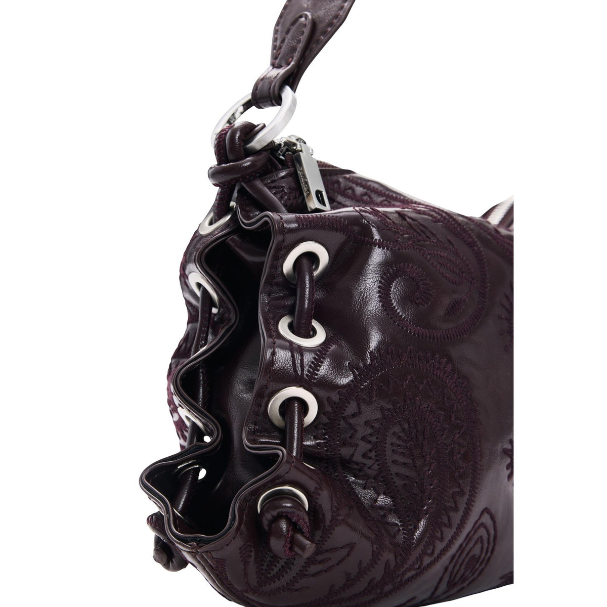 Desigual — Siroco Xela Red burgundy women’s bag — view 5