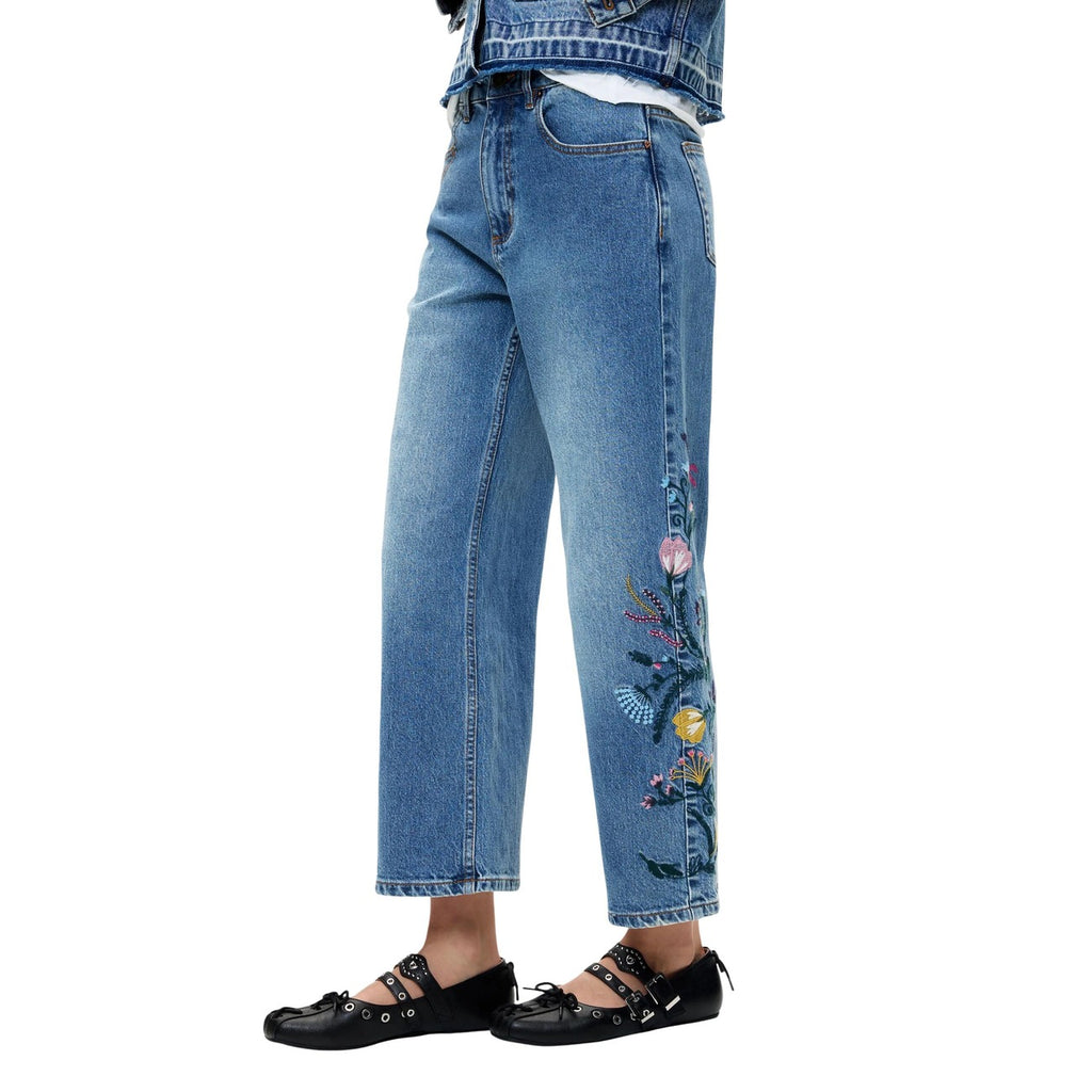 Desigual — Damen-Jeans Denim Bridge blau