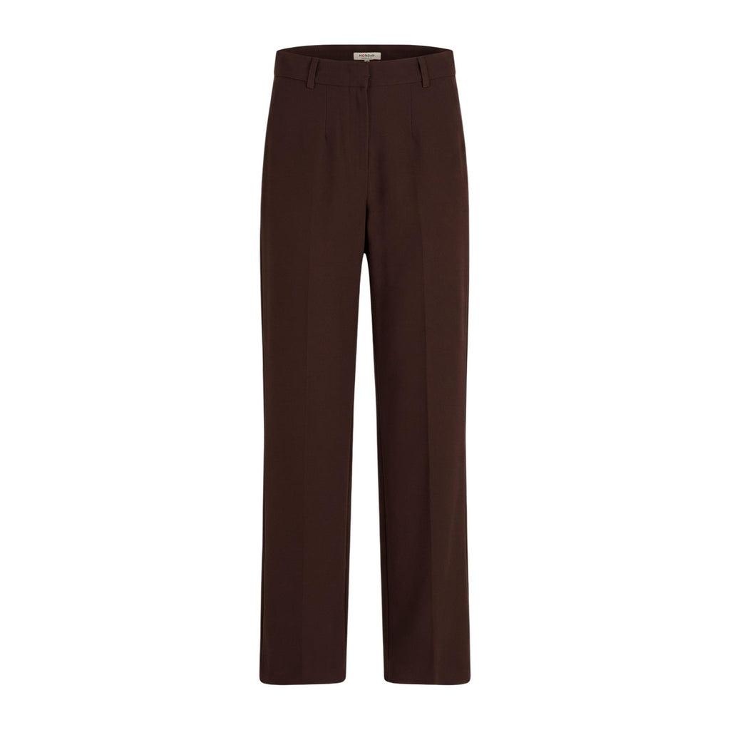 Morgan — Pantalon marron stretch femme — vue 2