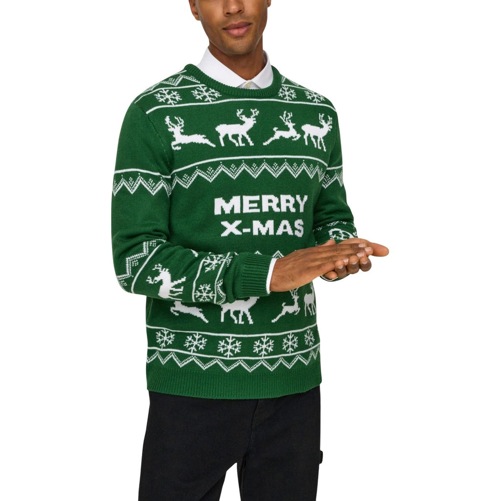 Only & Sons — Men’s round neck sweater — view 3