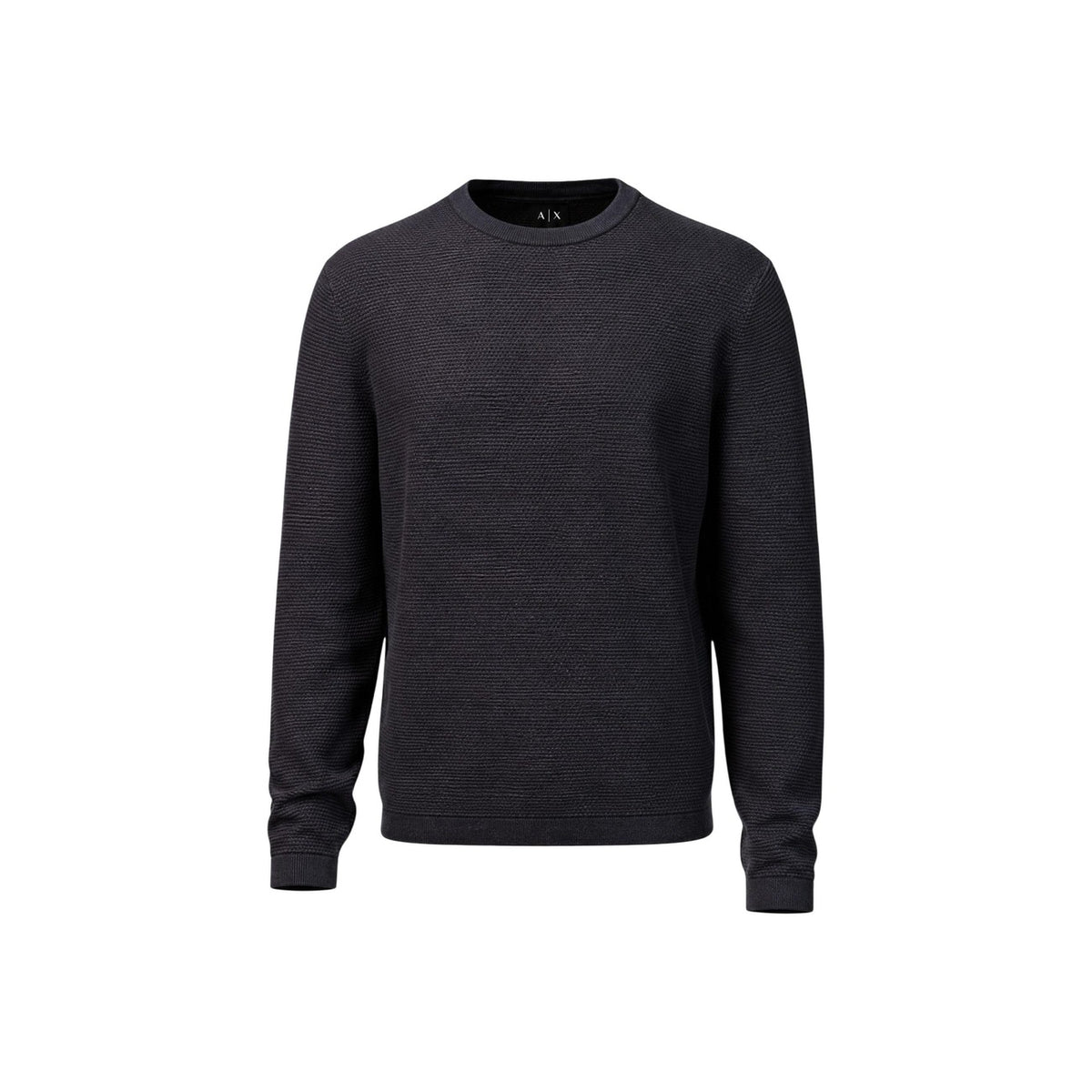 Armani Exchange — Rundhalspullover XM003012 schwarz Herren — Ansicht 2