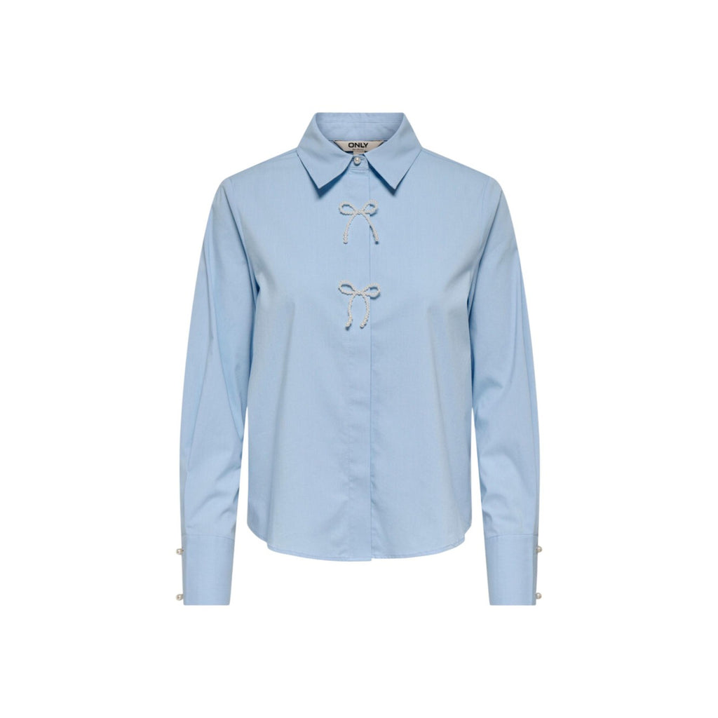 Only — ONLALLEGRA light blue women’s shirt — view 3
