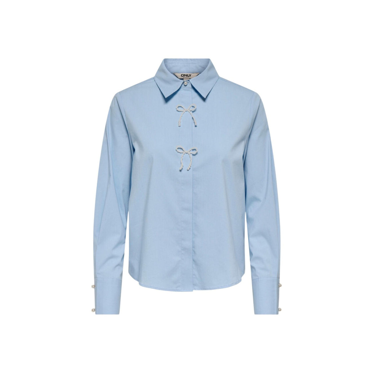 Only — Chemise ONLALLEGRA bleu clair femme — vue 3