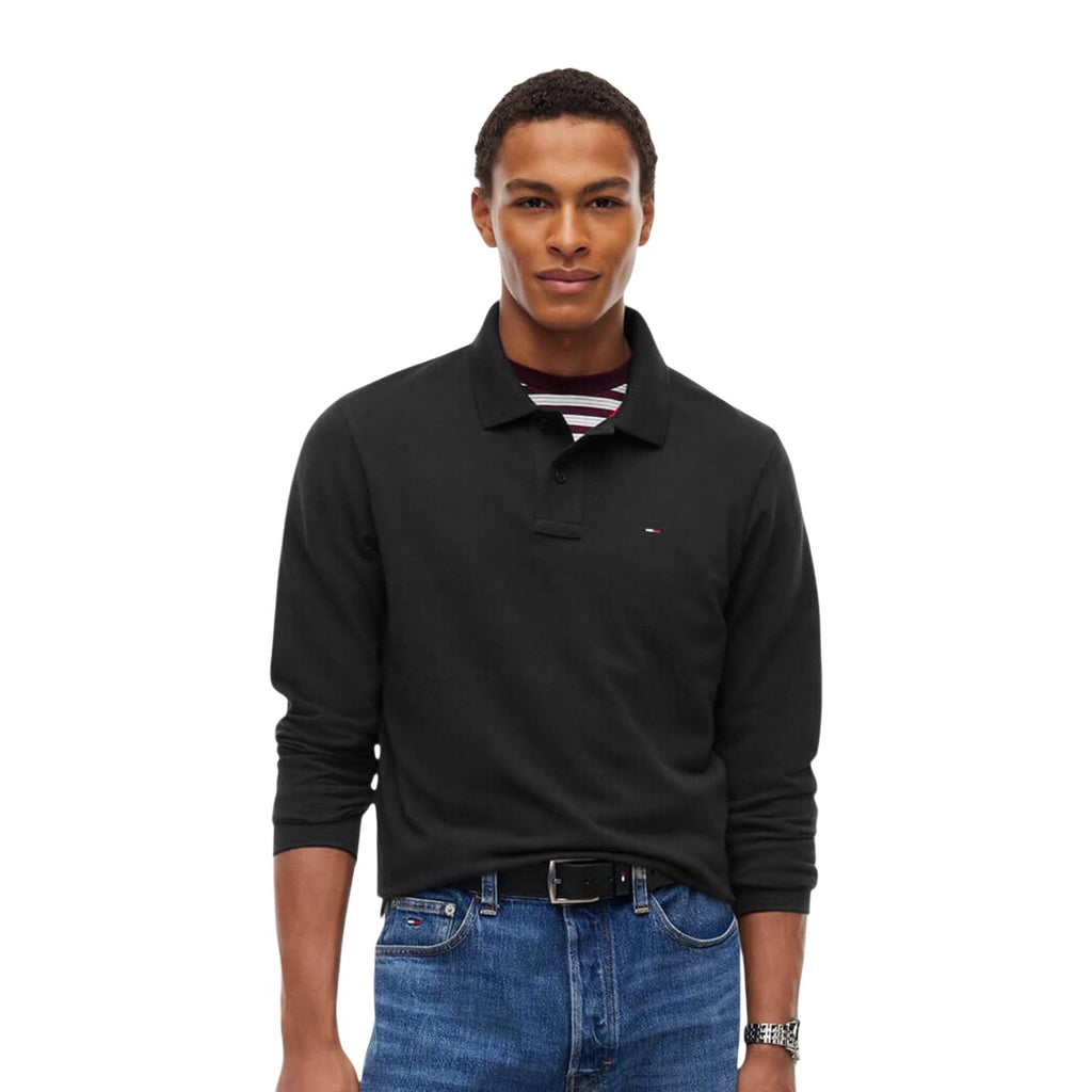 Tommy Jeans — Polo noir homme