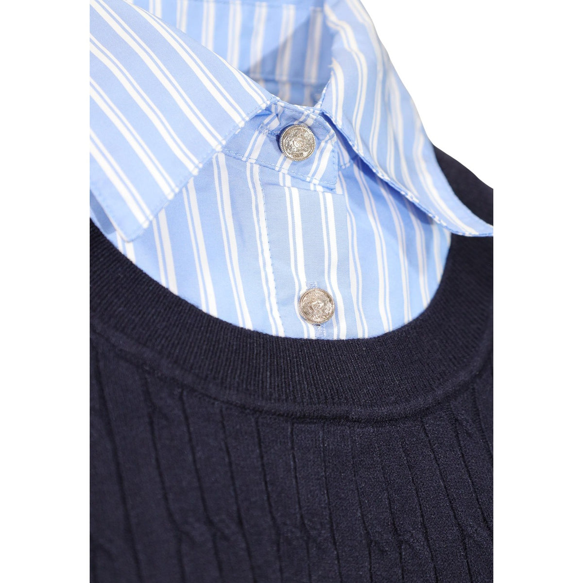 Morgan — Women’s blue sweater — view 5