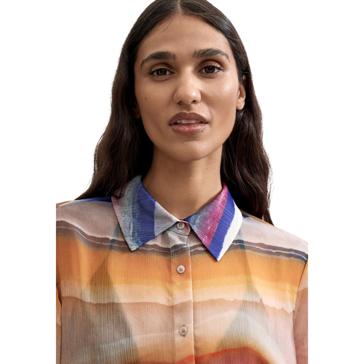 Desigual — Blouse Camsterdam orange femme — vue 3