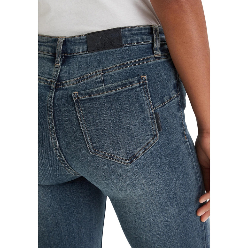 Armani Exchange — Dames stretch jeans blauw — afbeelding 5