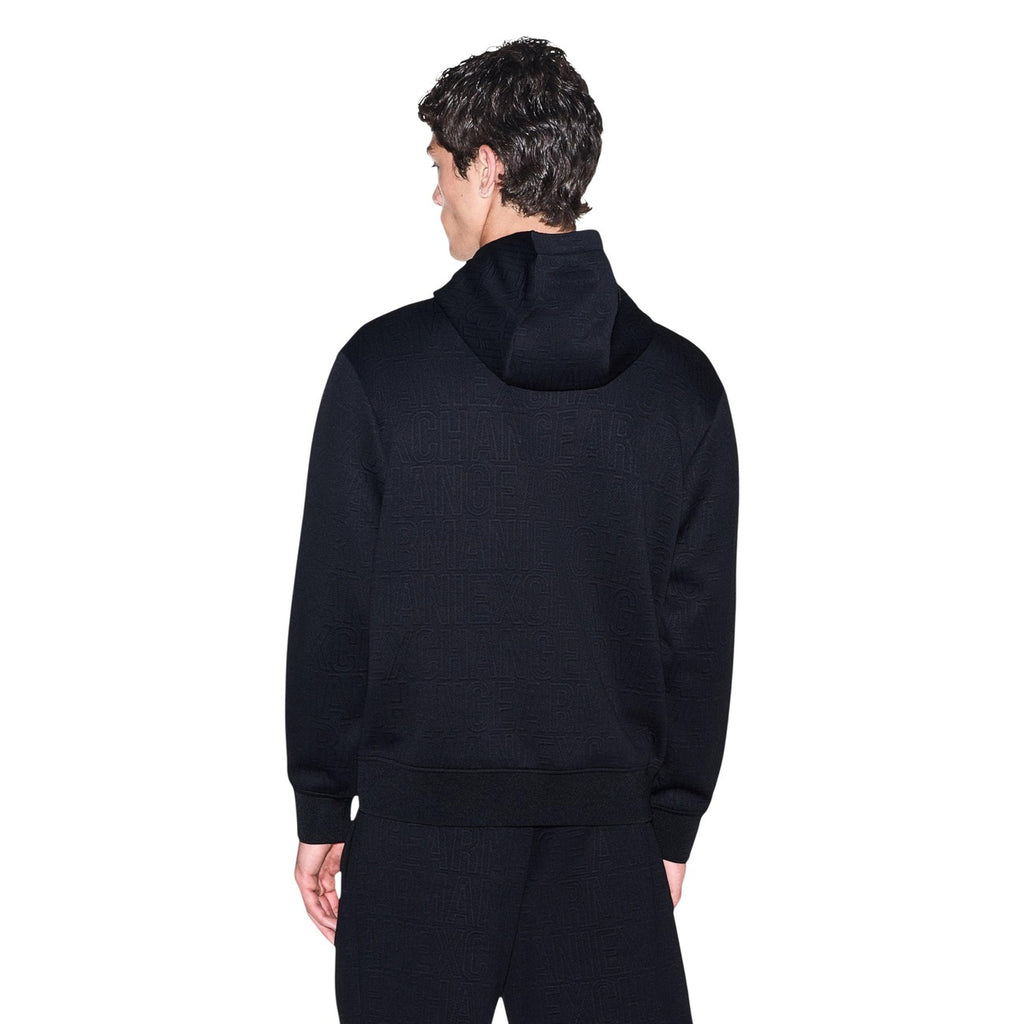 Armani Exchange — Sweat à capuche XM002906 noir homme — vue 2