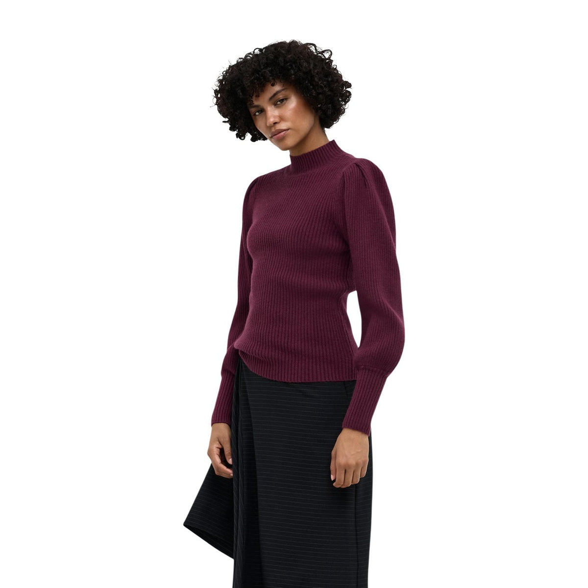 Only — Pull en maille col montant ONLKATIA femme — vue 6