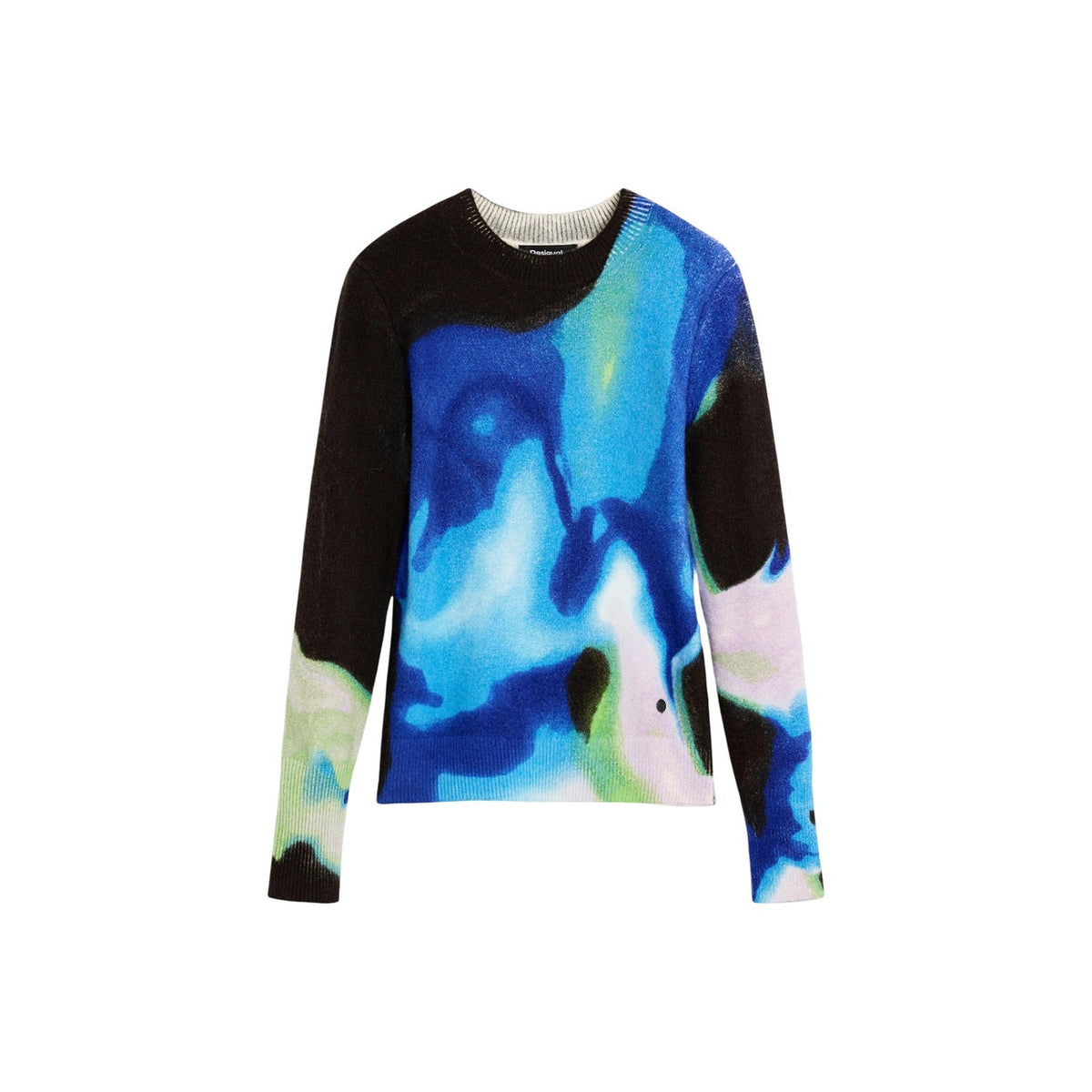 Desigual — Clouds Lacroix women’s blue sweater — view 5