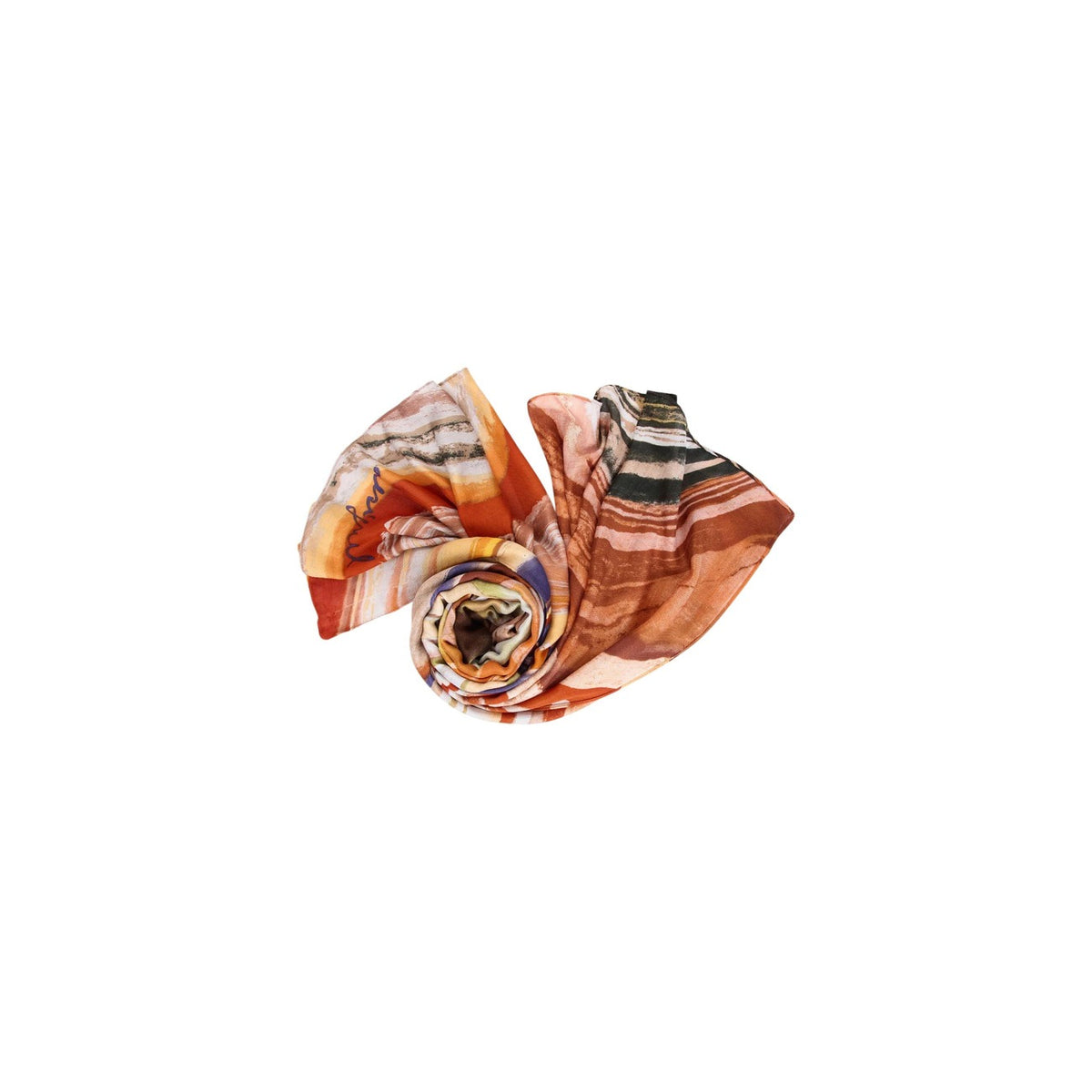 Desigual — Women’s orange Orion scarf — view 2