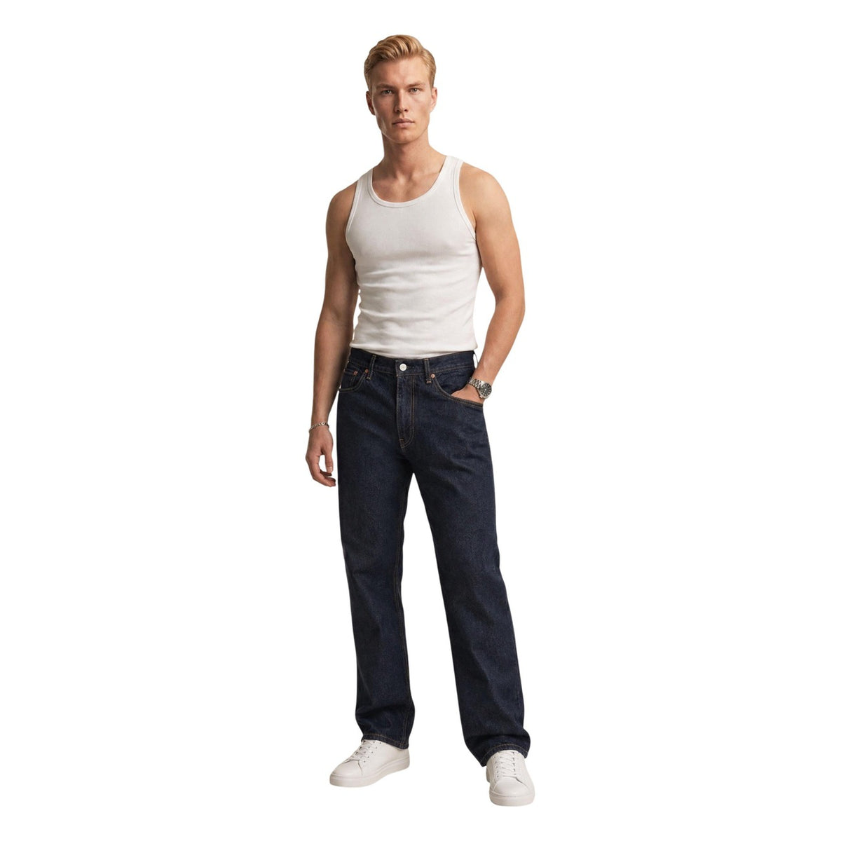Levi’s — Men’s 578 Straight blue jeans — view 5