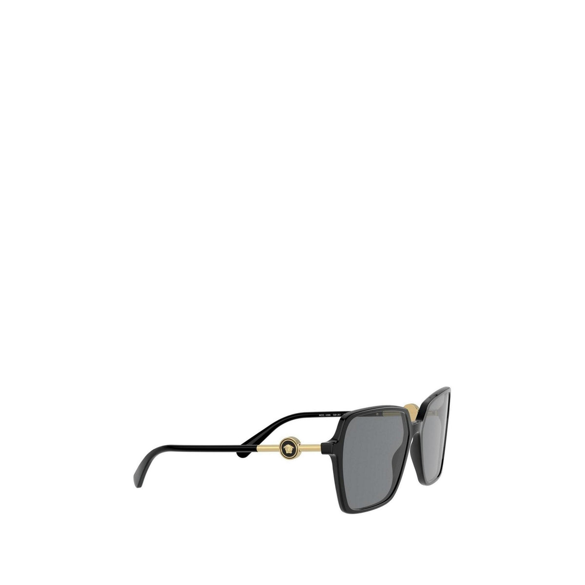 Versace — Lunettes de soleil carrées en acétate noir 58 mm femme — vue 2