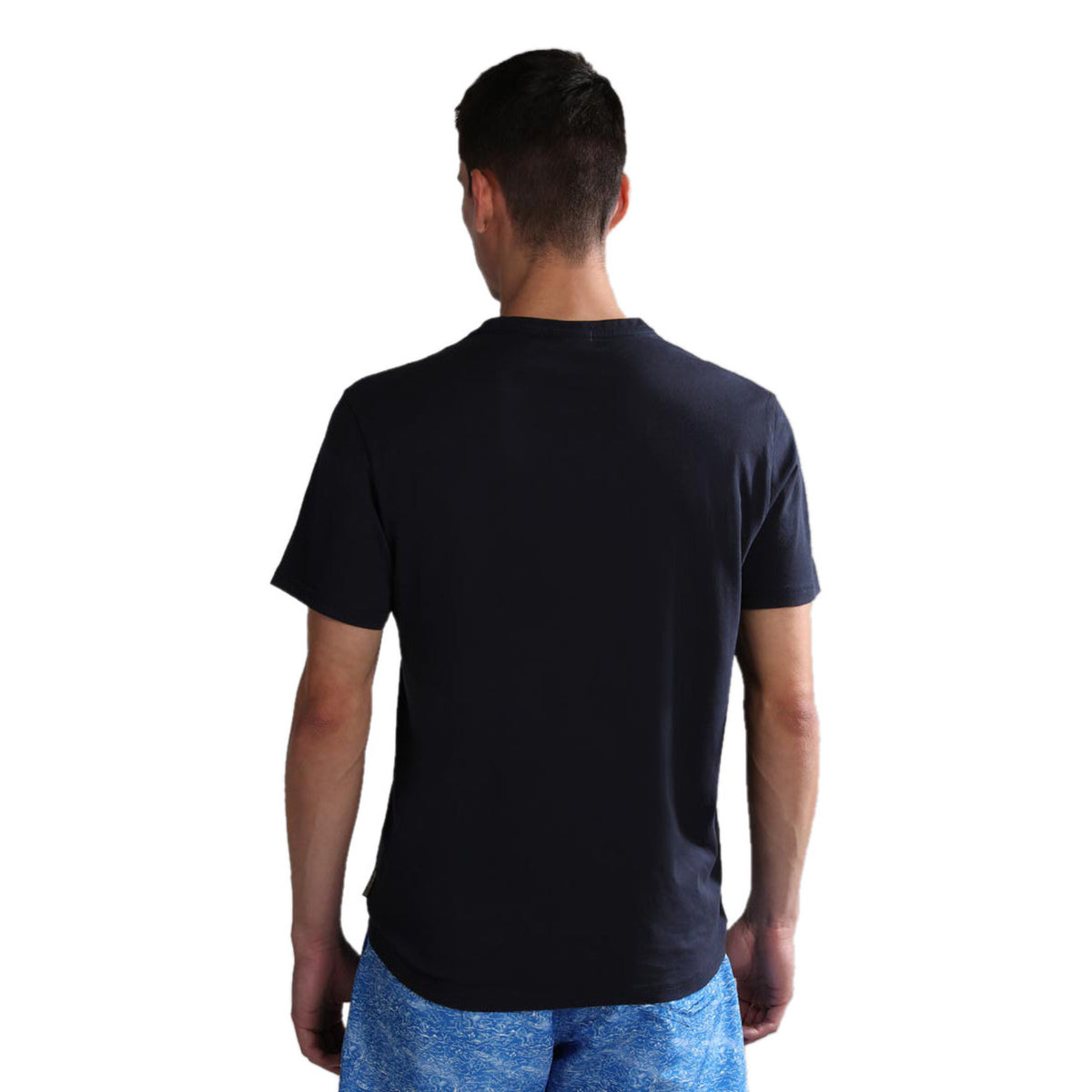 Napapijri — T-shirt WH7_10484700582_BLU_MARINE bleu homme — vue 2