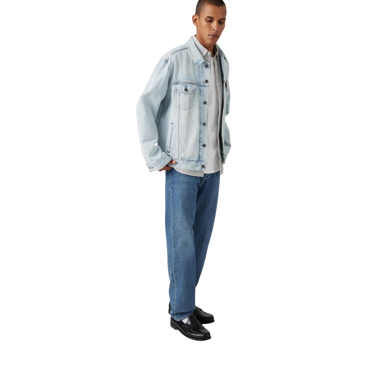 Levi’s — Men’s 501 Original Straight blue jeans — view 4