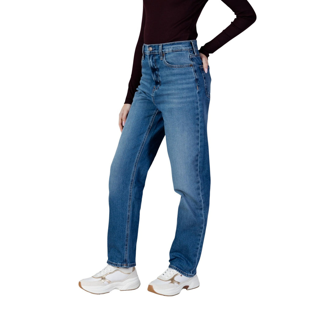 Calvin Klein Jeans — Women's azure blue stretch jeans — view 3