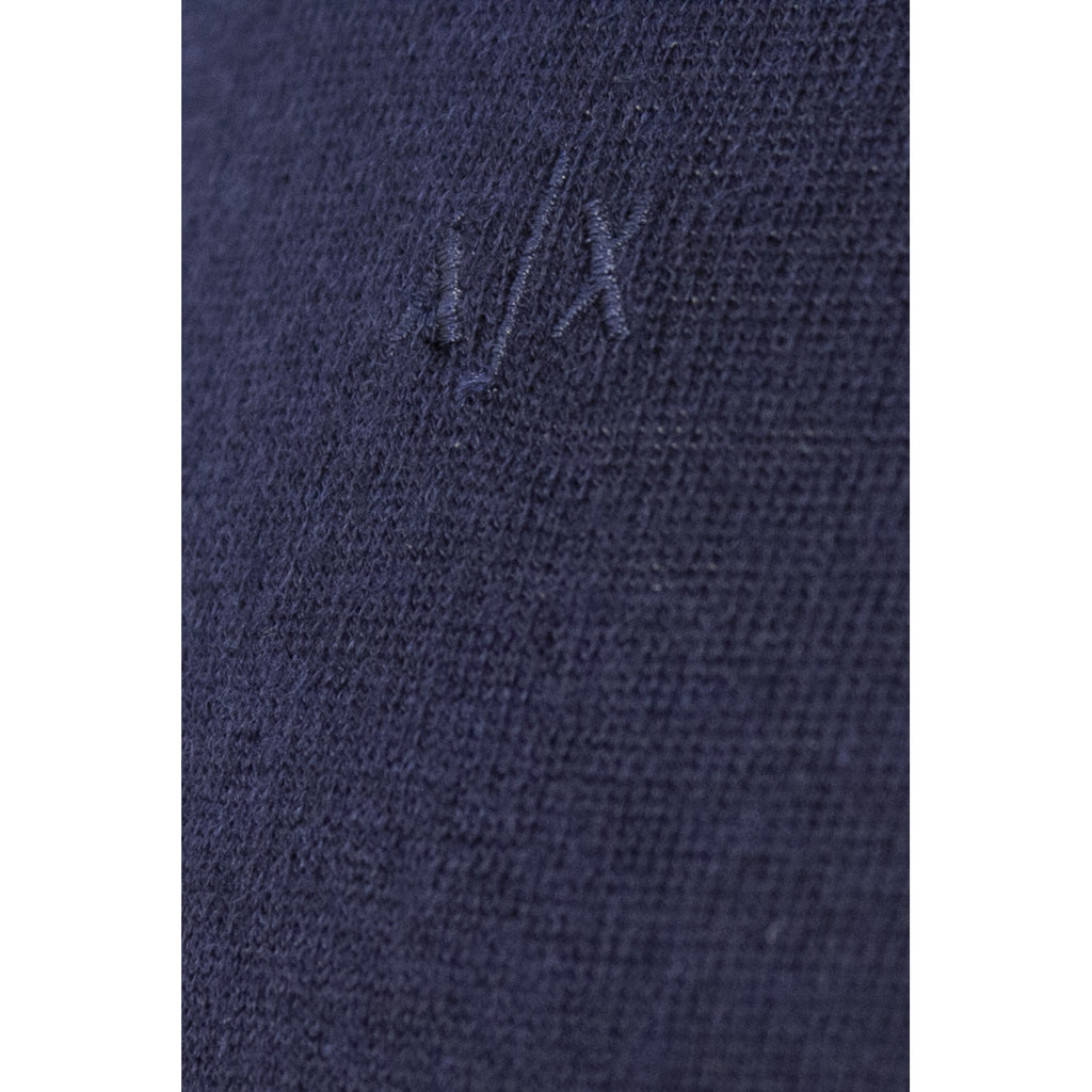 Armani Exchange — Men's blue 8NZM3A wool blend sweater — view 3