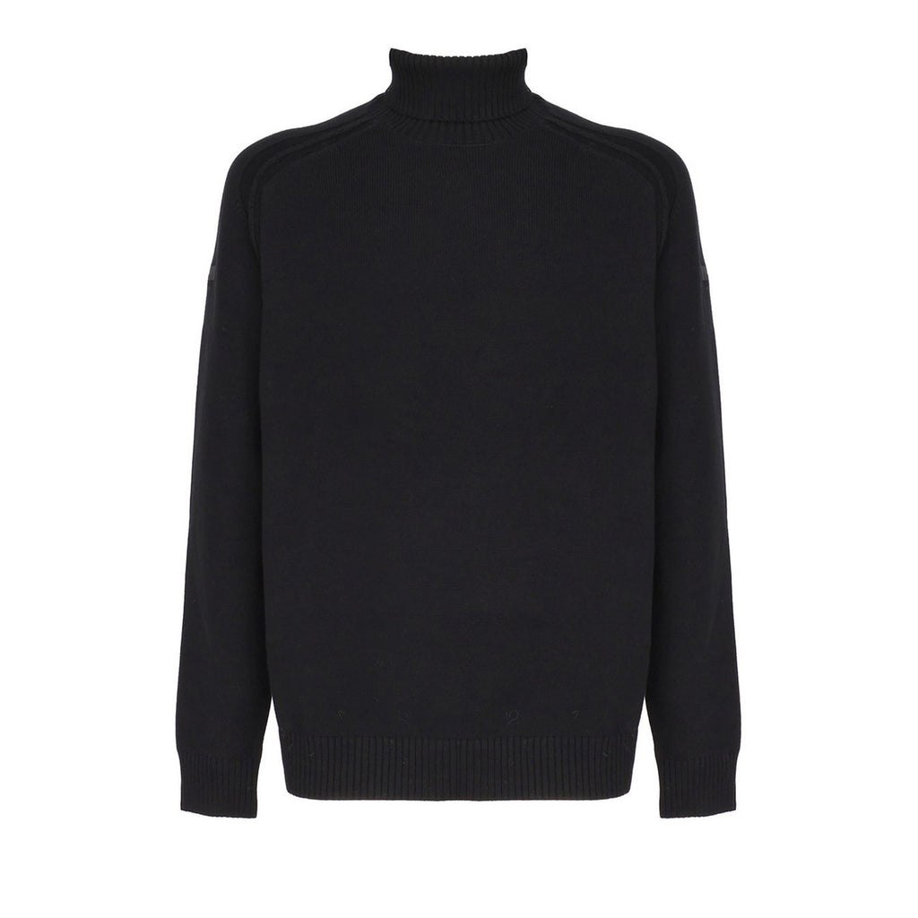 Rrd — Men's black high-neck sweater B_44663