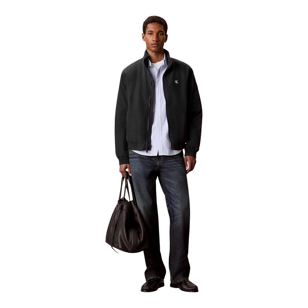 Calvin Klein Jeans — Veste noire en nylon homme — vue 3