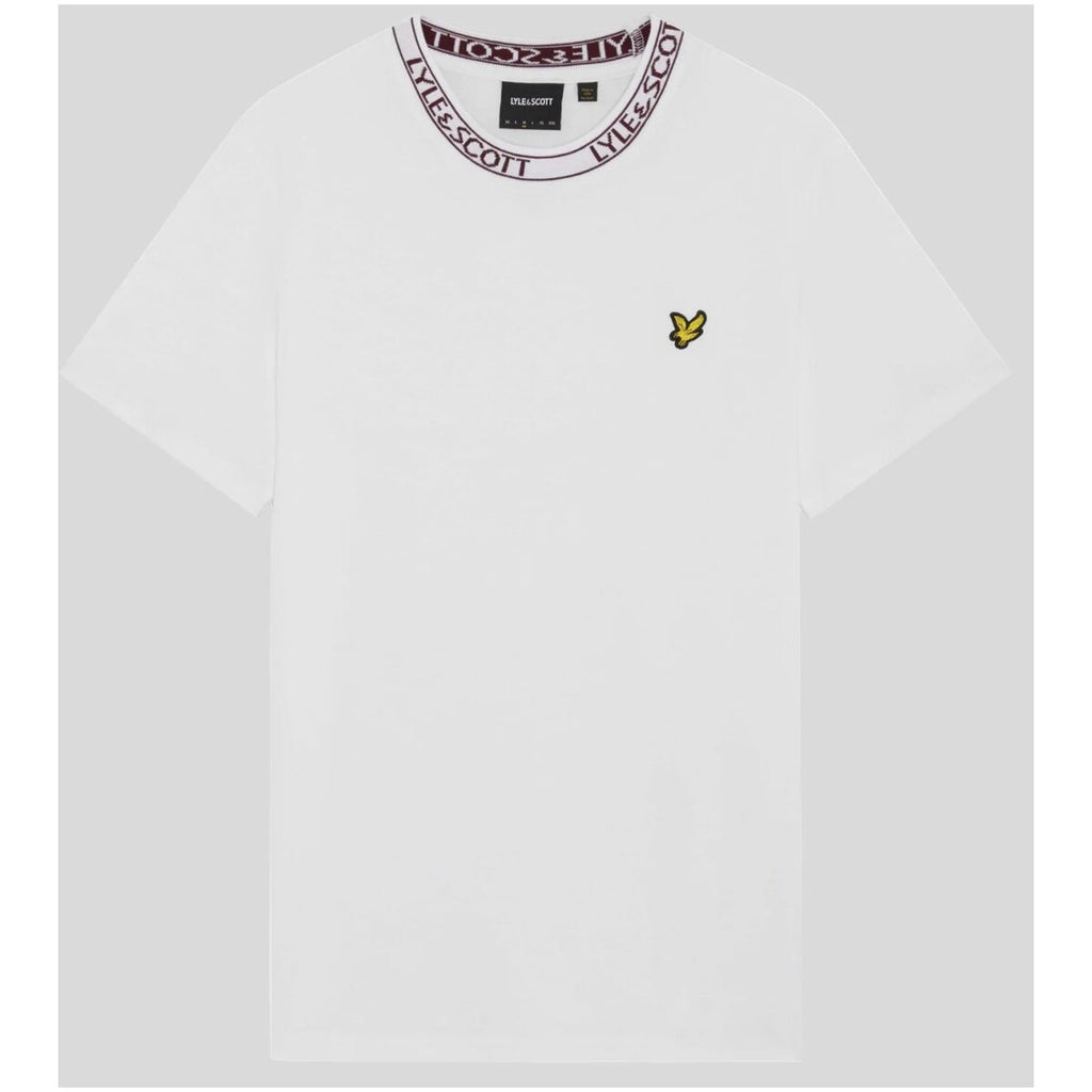 Lyle & Scott — Men’s white cotton t-shirt — view 3