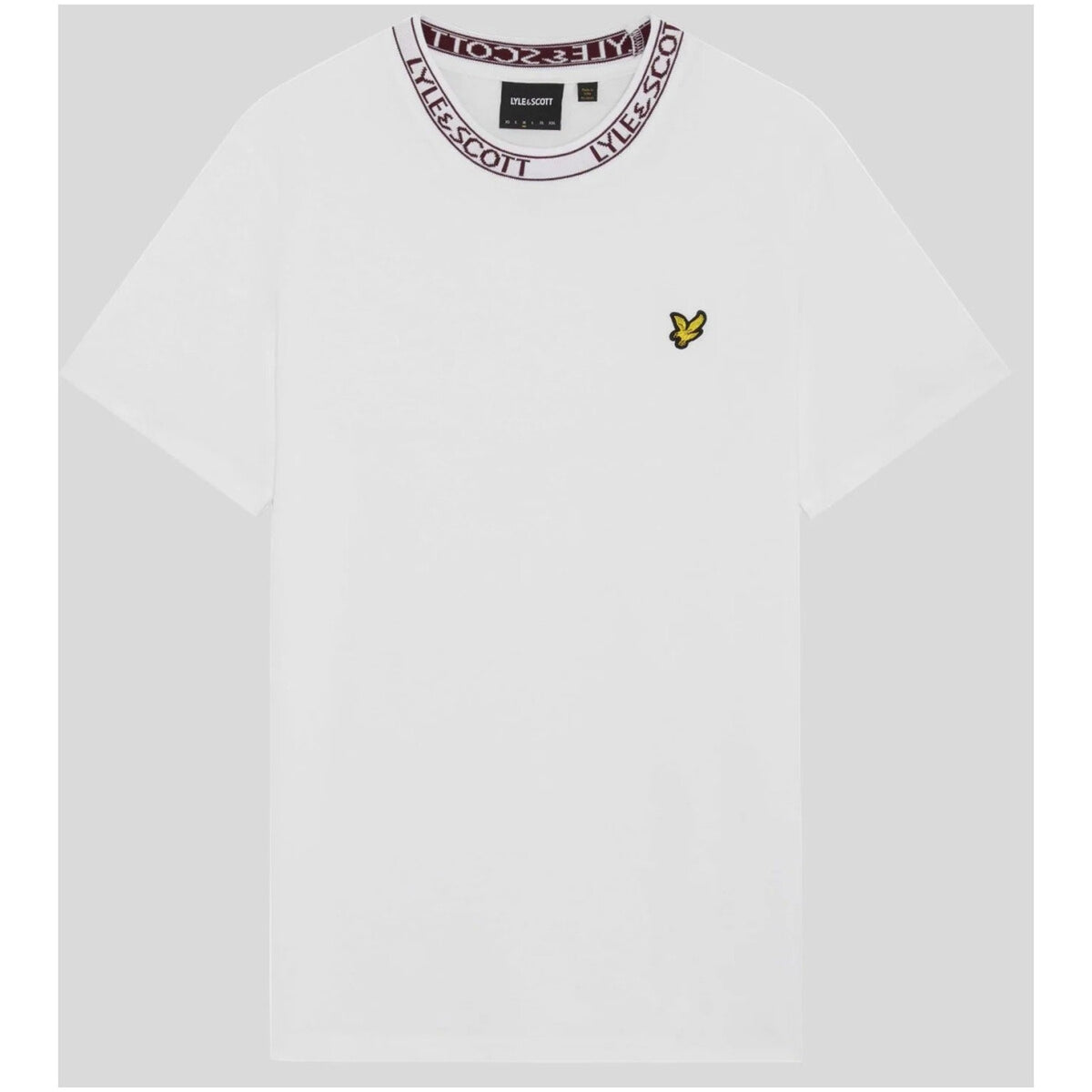 Lyle & Scott — Men’s white cotton t-shirt — view 3