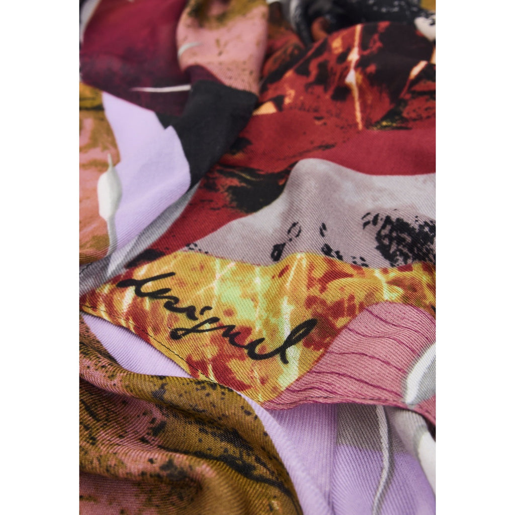 Desigual — Damen-Schal Zenith bordeaux — Ansicht 4