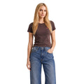 Levi’s — Women’s brown classic collar t-shirt