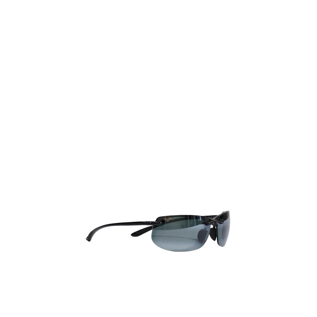 Maui Jim — Lunettes de soleil Banyans rondes gris homme — vue 4