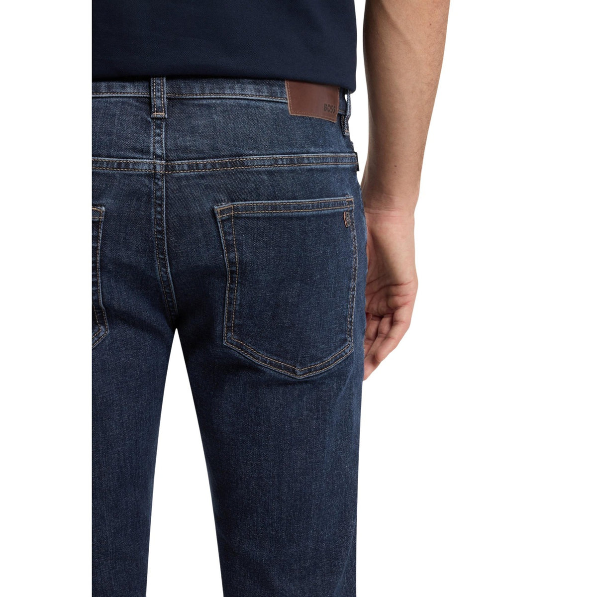 BOSS — Jean Delaware BO slim bleu homme — vue 4