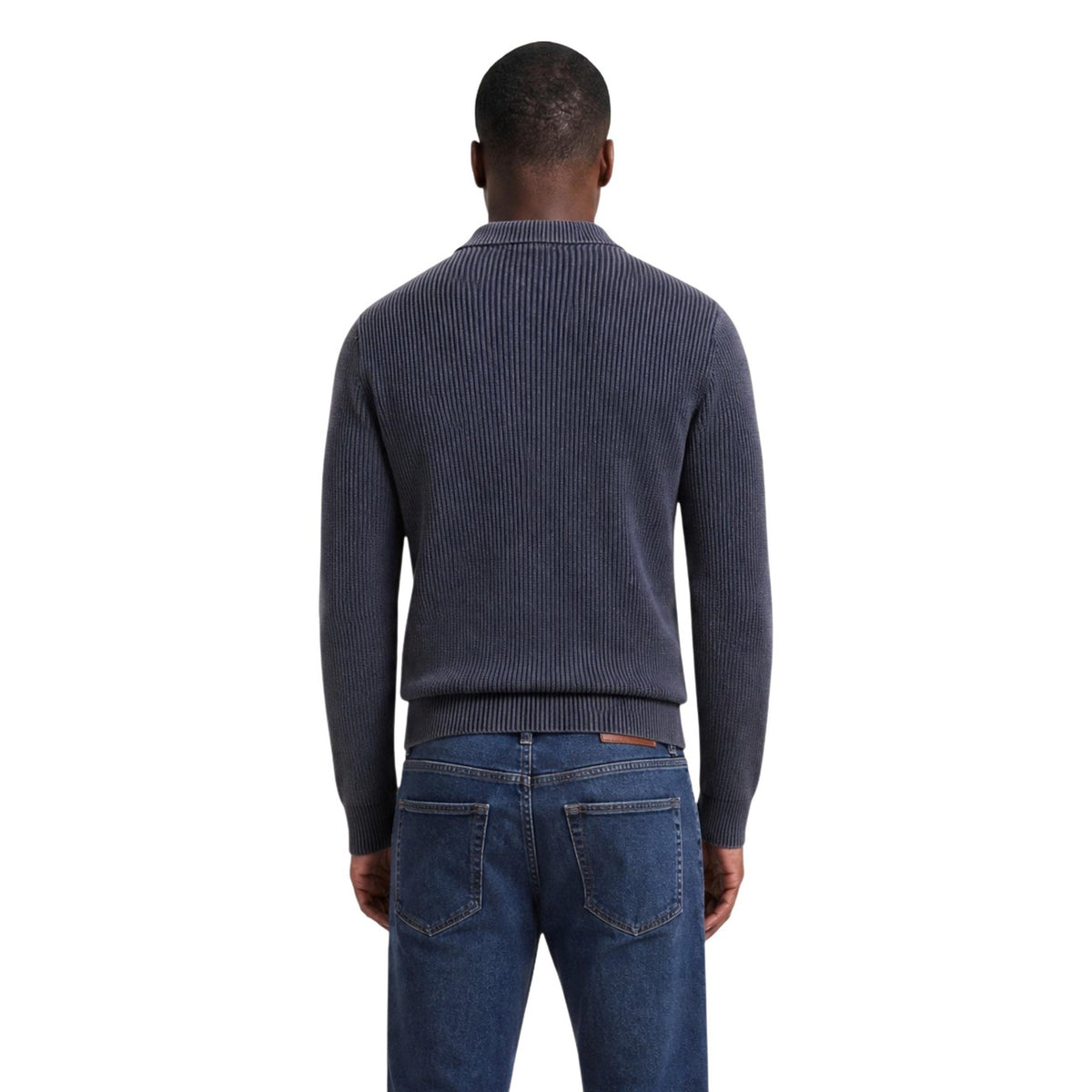 Guess — Pullover Manny English Rib für Herren - Farbe schwarz — Ansicht 2