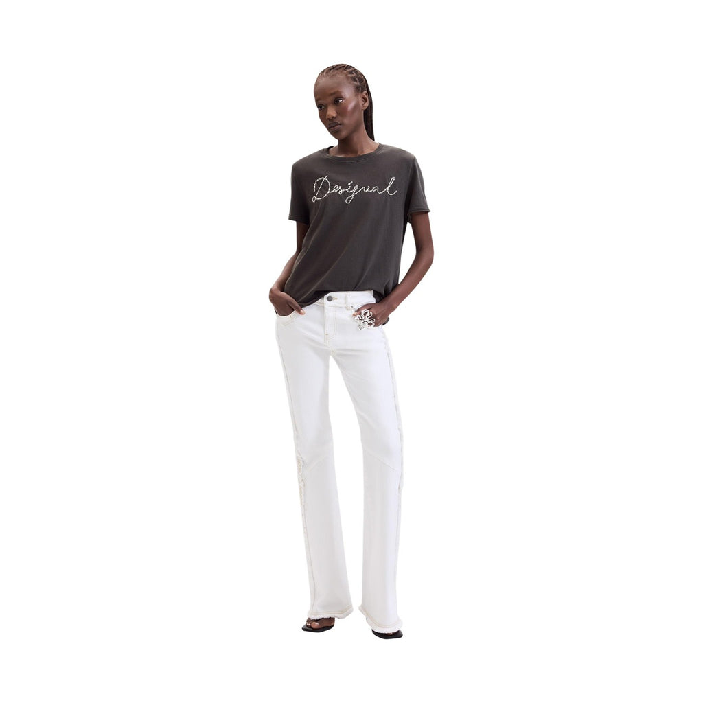 Desigual — T-shirt Neena zwart dames — afbeelding 2