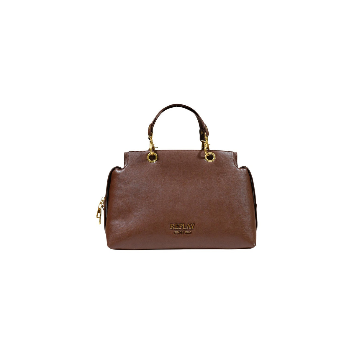 Replay — Vintage dames-handtas in lederlook, bruin