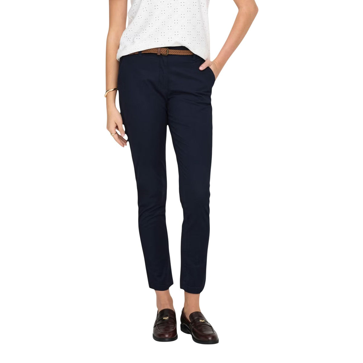 Jacqueline de Yong — Pantalon Chicago bleu femme