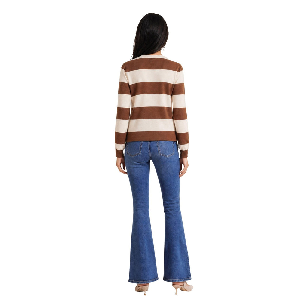 Jacqueline de Yong — Women’s beige Melany sweater — view 4