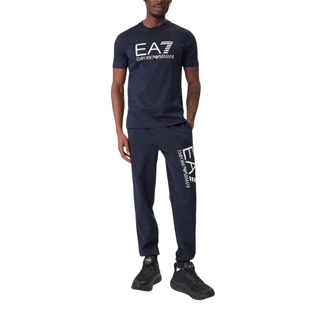 EA7 — T-shirt bleu homme — vue 3