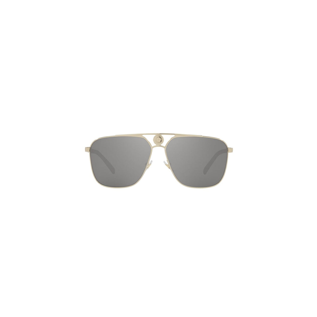 Versace — Lunettes de soleil rectangulaires en acétate gris homme