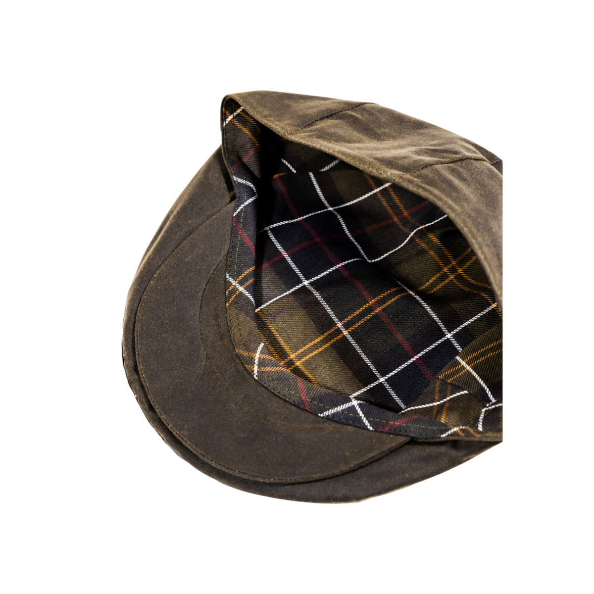 Barbour — Groene Wax Flat herenpet — afbeelding 4