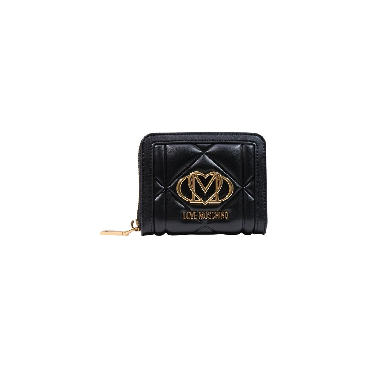 Love Moschino — Portefeuille noir 13 × 9 × 3 cm femme