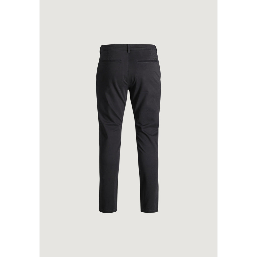 Jack & Jones — Men's black slim chinos — view 3