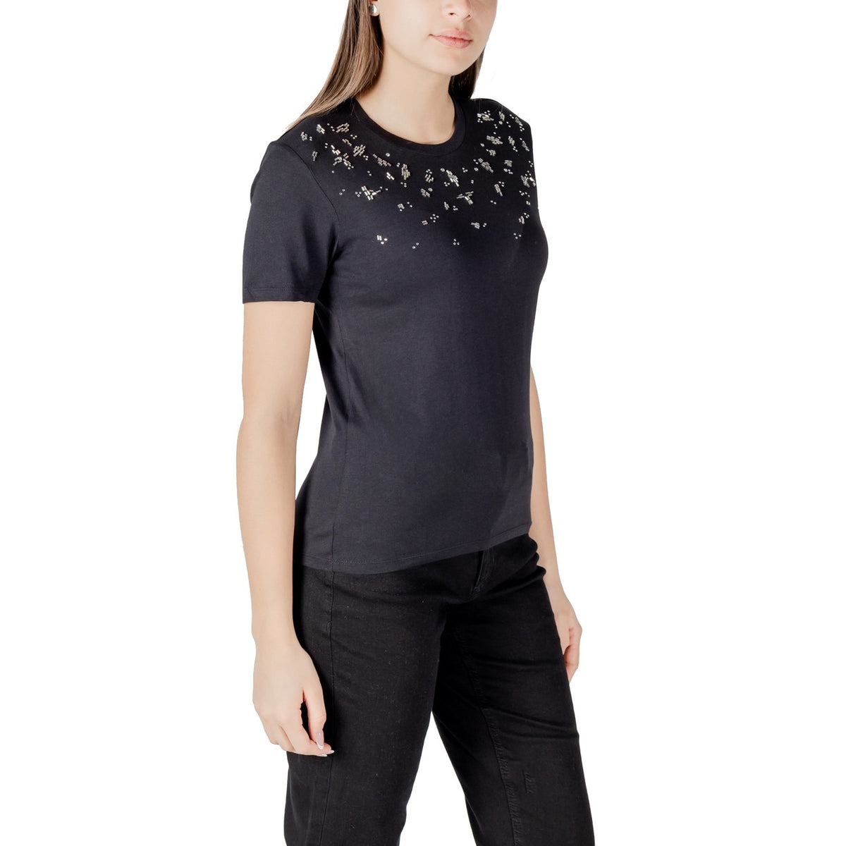 Only — T-shirt ref. 15343568 zwart voor dames — afbeelding 3