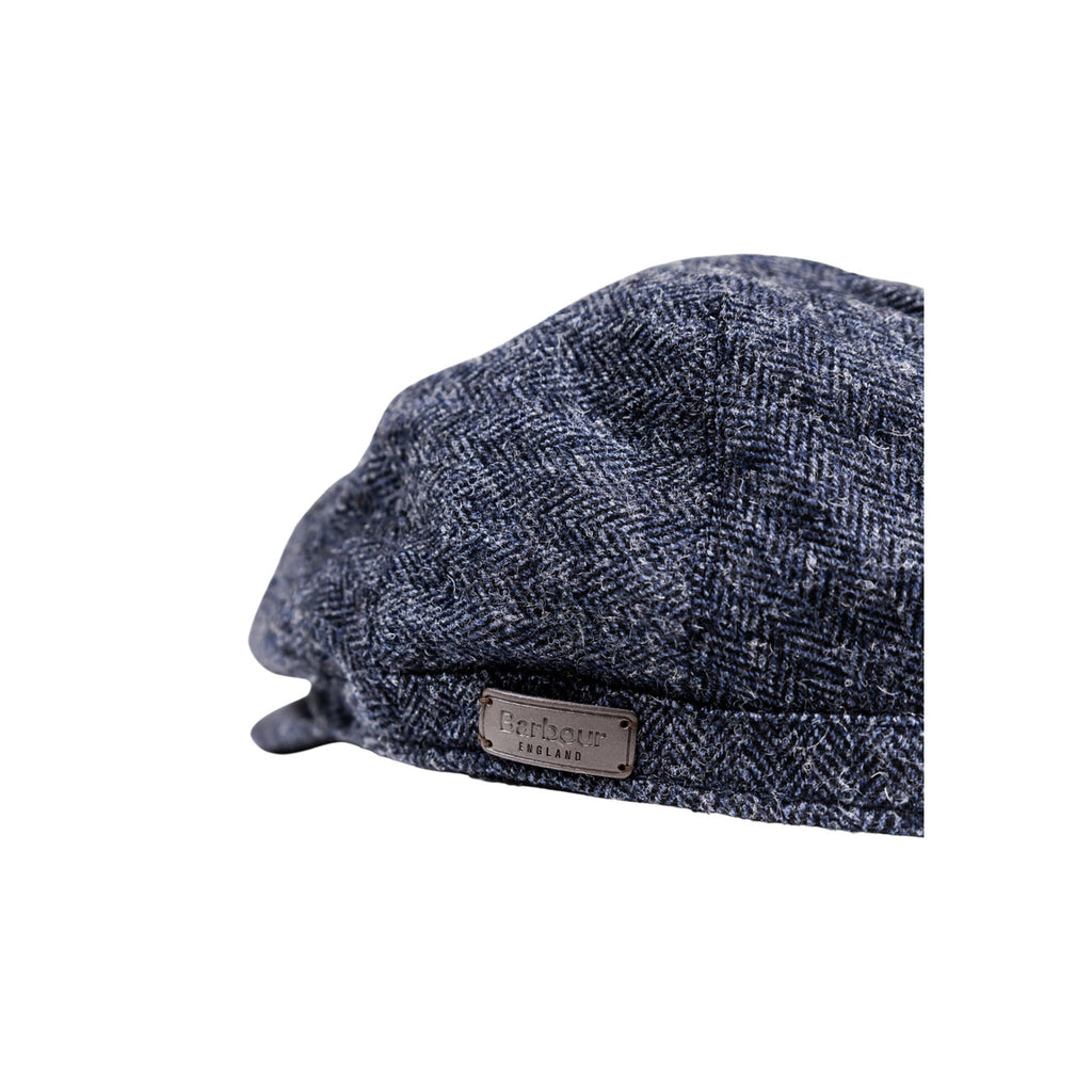 Barbour — Casquette plate Barlow bleue homme — vue 4