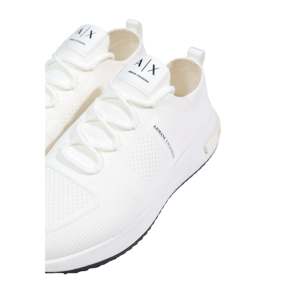 Armani Exchange — Baskets XM002624 blanches homme — vue 5
