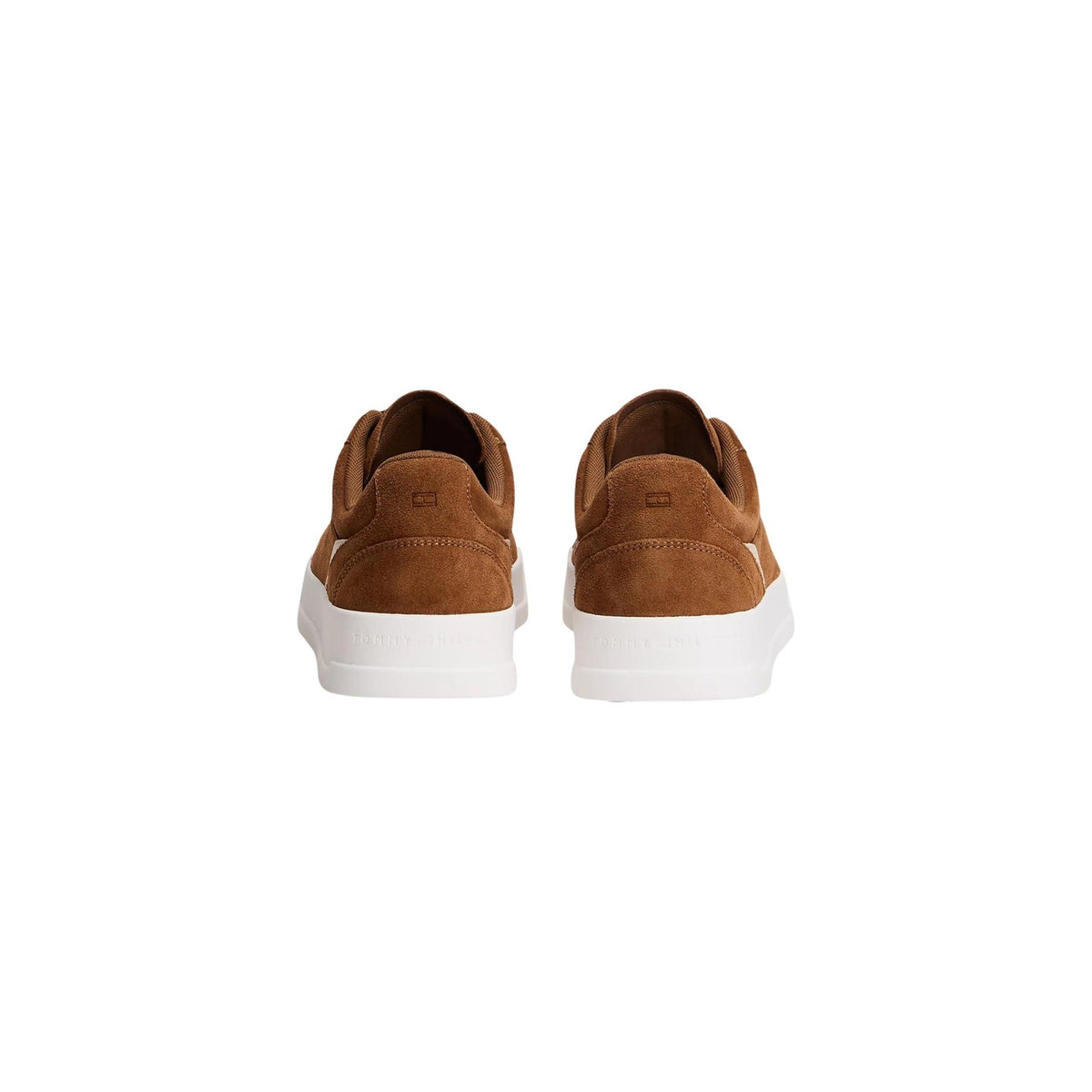 Tommy Hilfiger — Baskets beiges en daim homme — vue 2